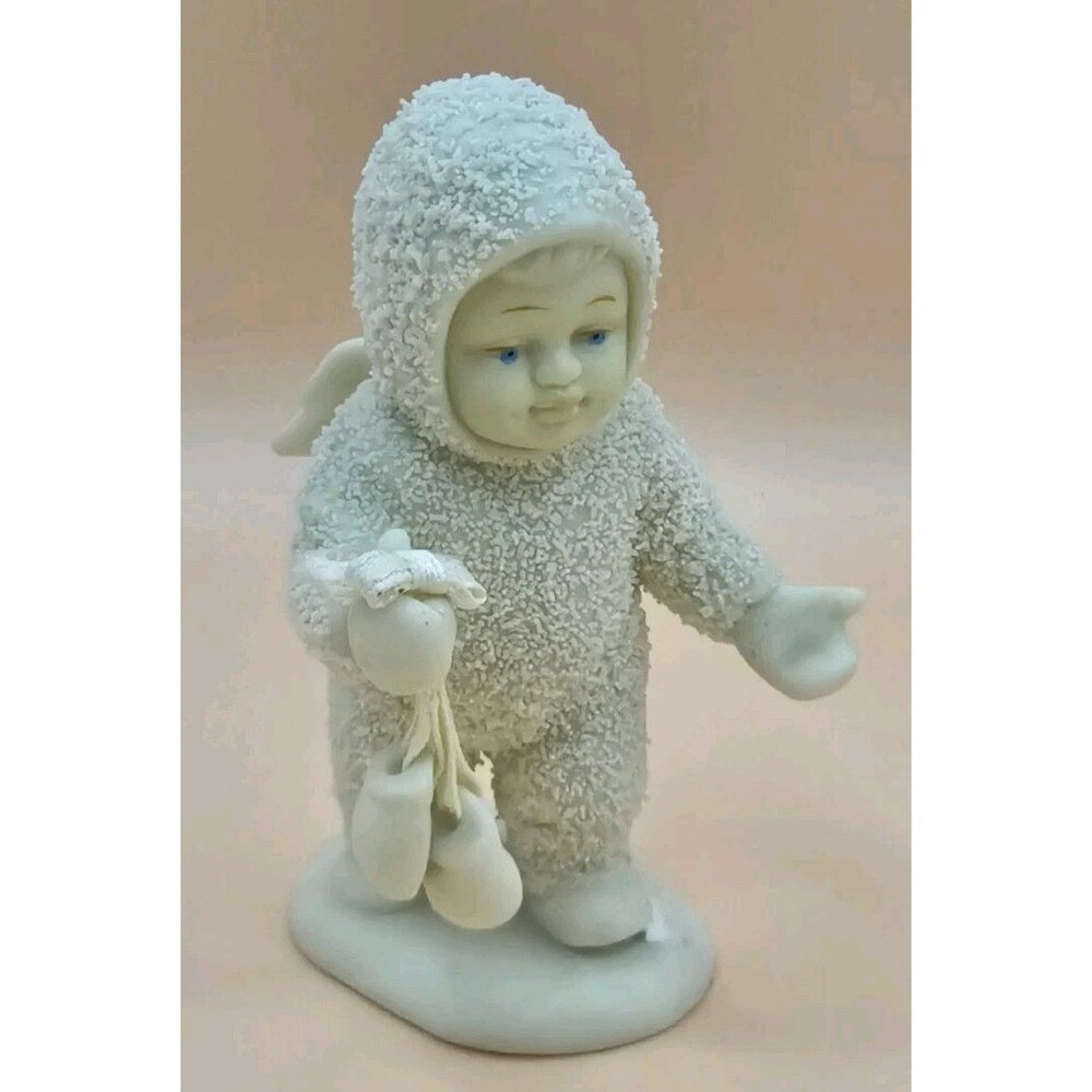 ❄️ Department 56 Snowbabies I Found Your Mittens Winter Snow Baby